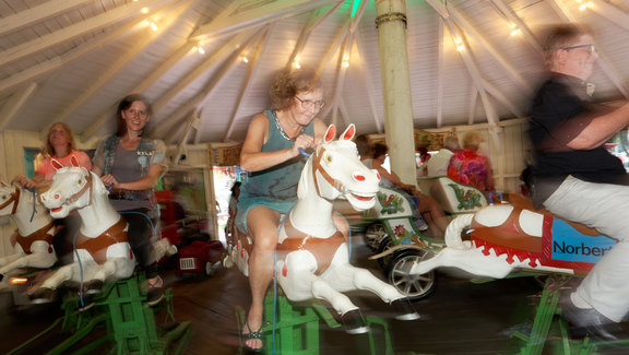 ride with the carousel